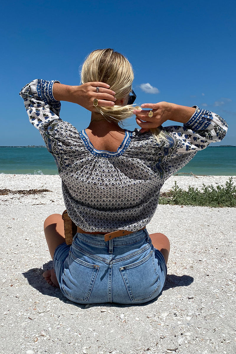 Heritage Top - Indigo Organic