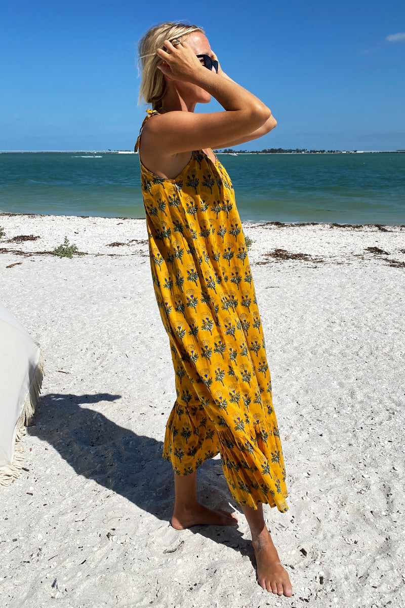 India Sundress - Marigolds Yellow Organic