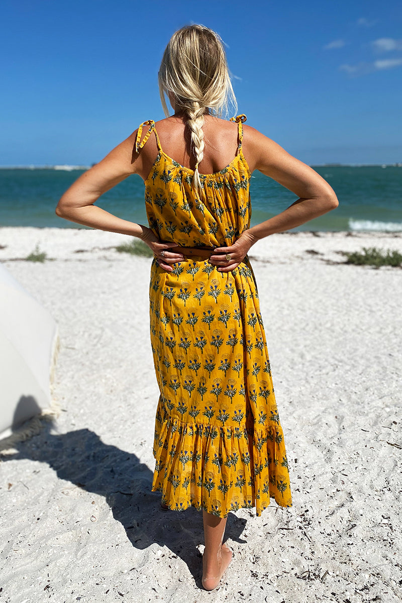 India Sundress - Marigolds Yellow Organic