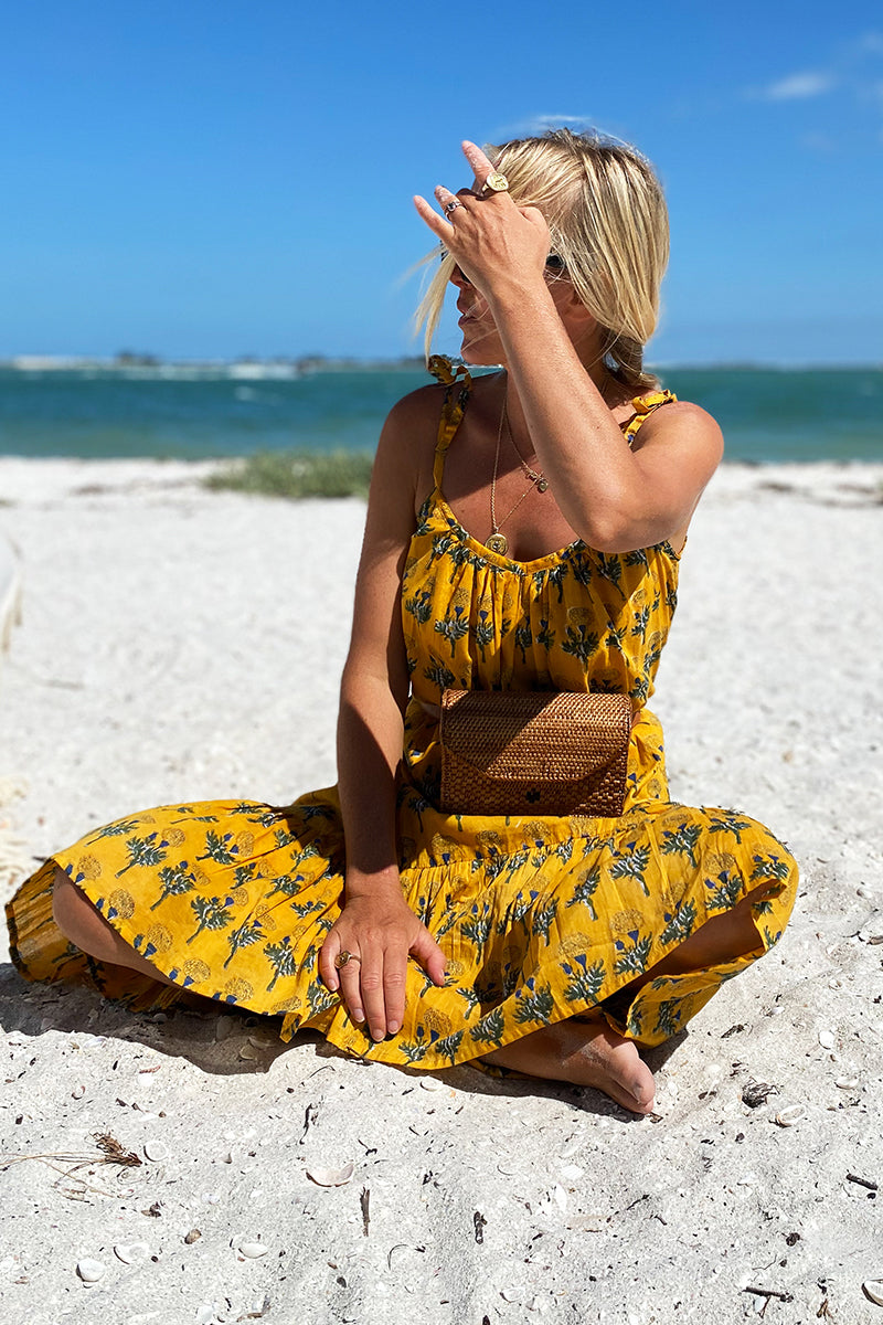 India Sundress - Marigolds Yellow Organic