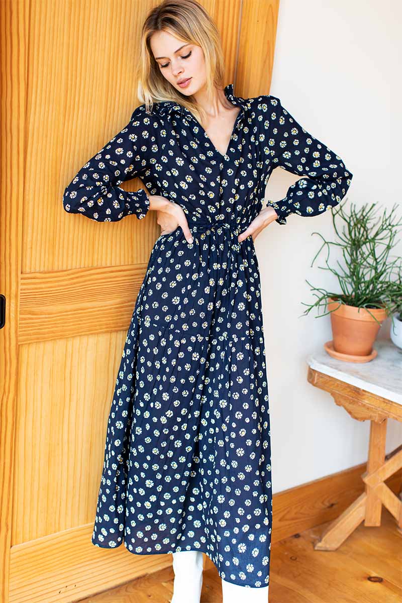 Lucybella Dress - Daisy Maritime Organic