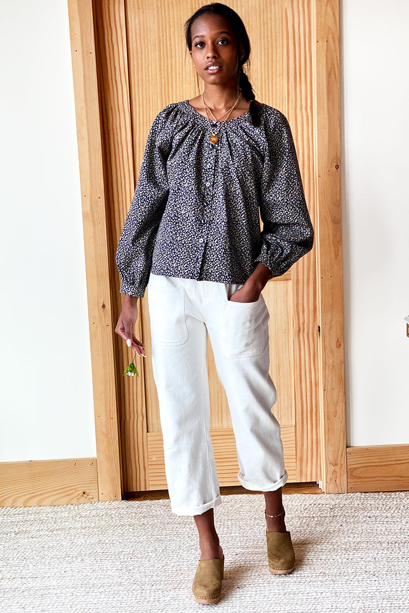 Odette Blouse - Lake Calico