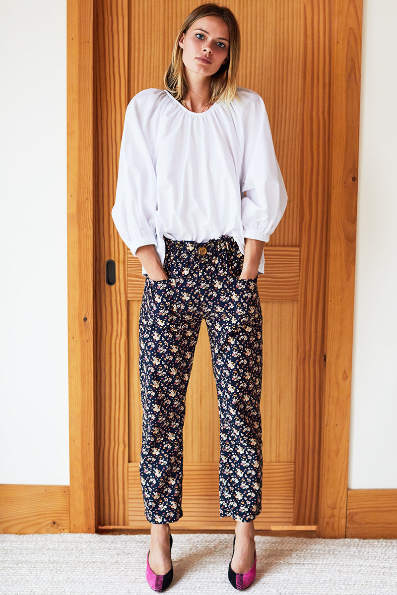 Rakel Blouse - White Poplin