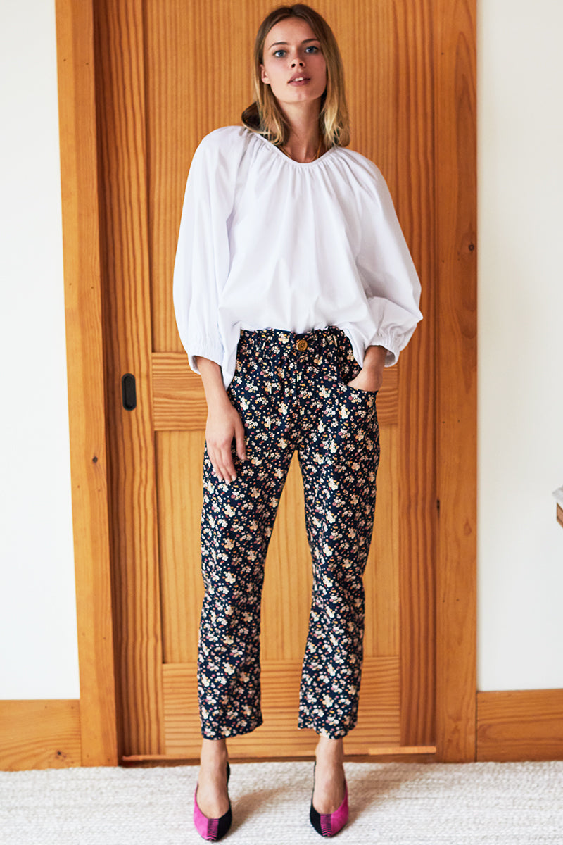 Rakel Blouse - White Poplin