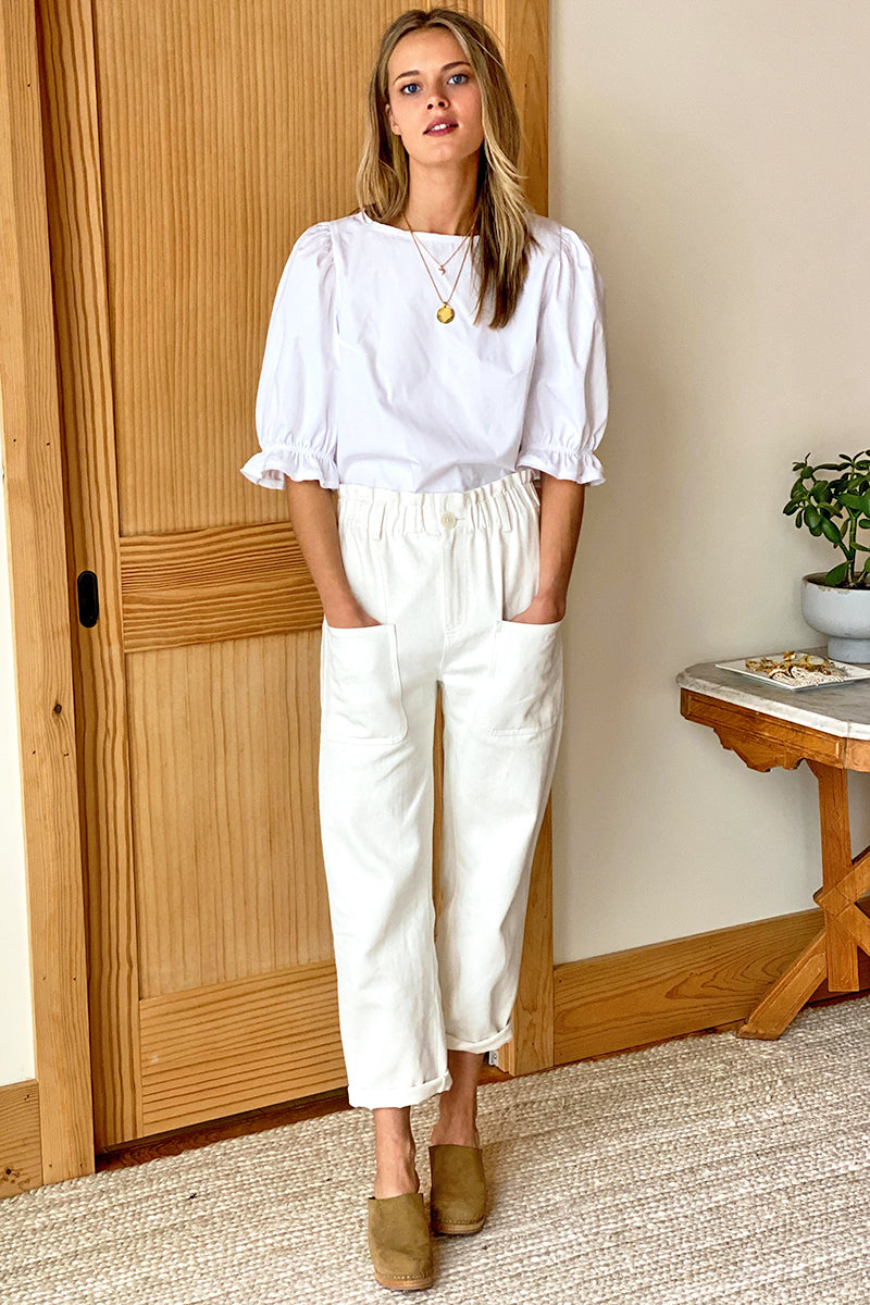 Orchard Pant - Ivory Hemp