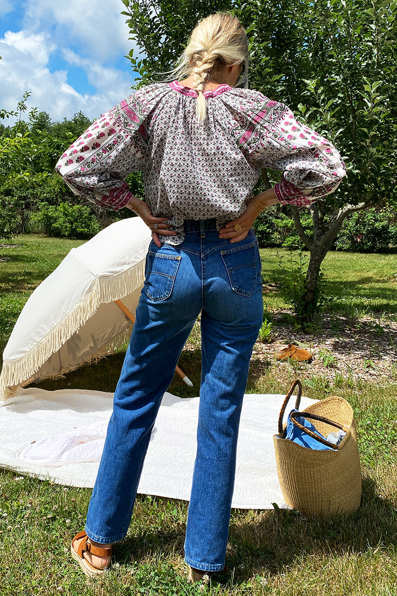 Heritage Top - Pink Yarrow Organic