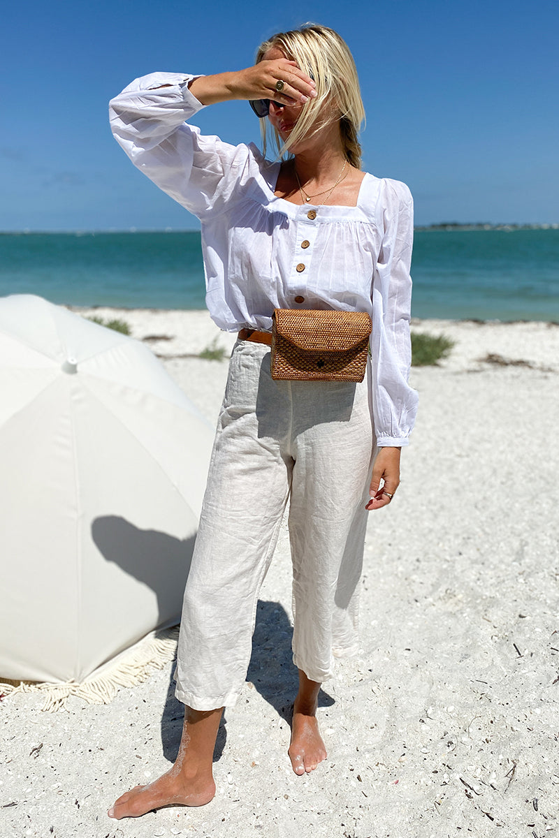 Laurent Blouse - White Organic