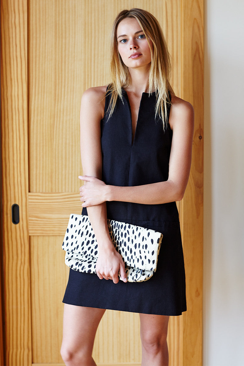 Cut Out Mod Dress - Black