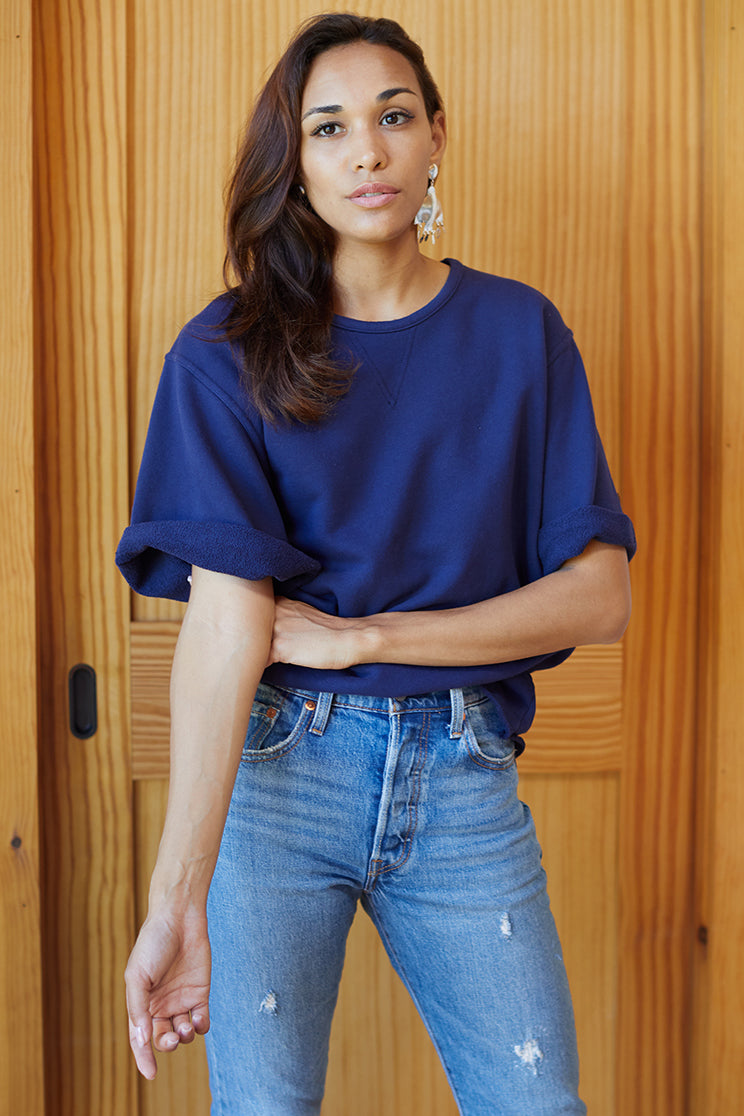 Shorty Sweatshirt - Maritime Organic