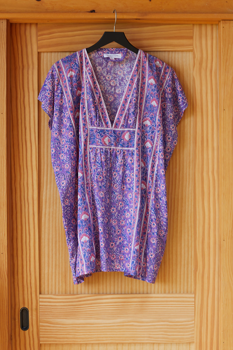 Francina Tunic - Violet Wildflower