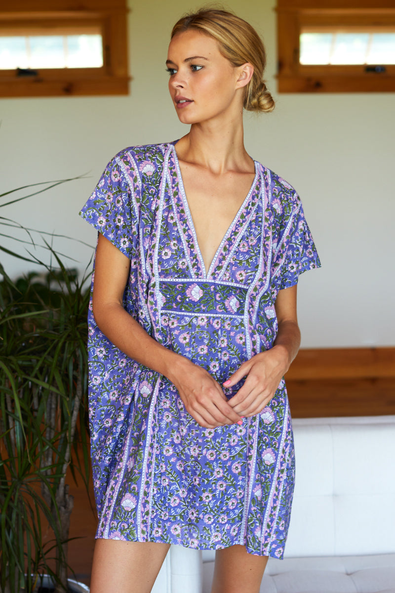 Francina Tunic - Iris Wildflower