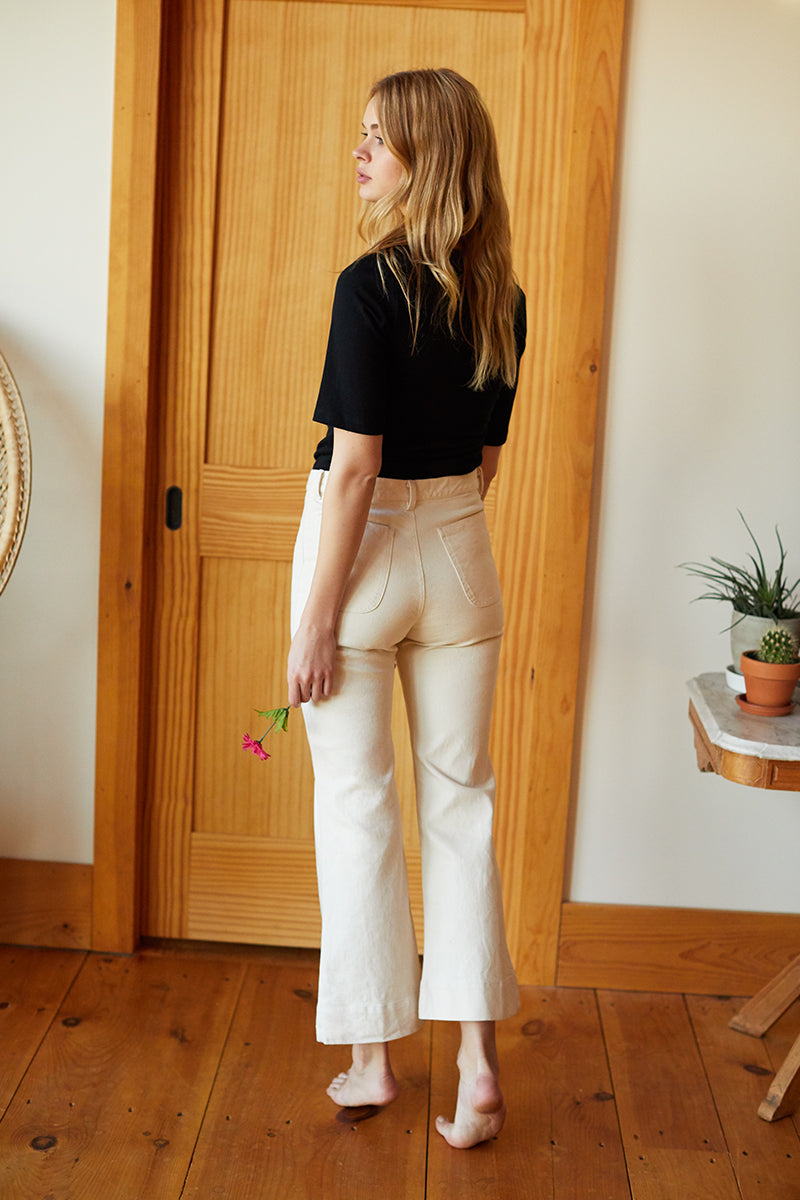 Georgia Pant - Ivory