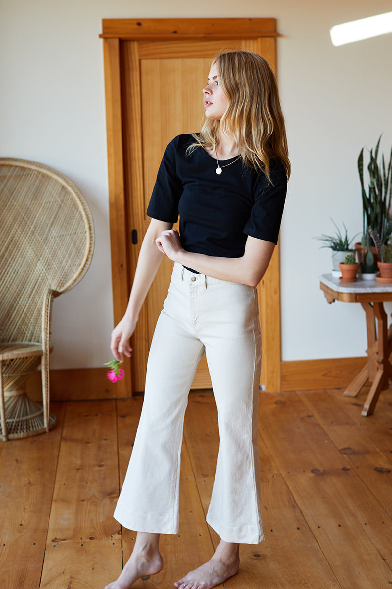 Georgia Pant - Ivory