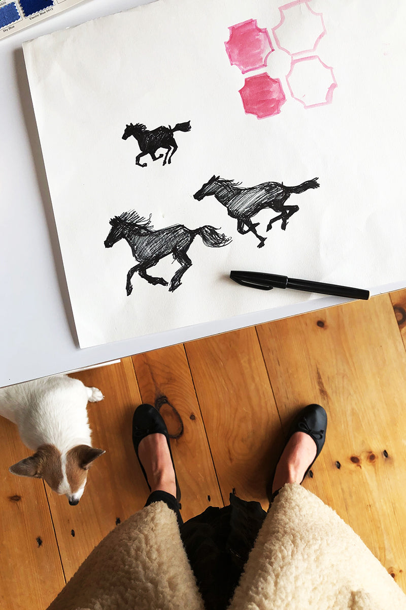 June Dress - Wild Horses