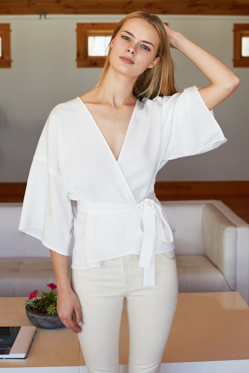Wrap Top - Ivory