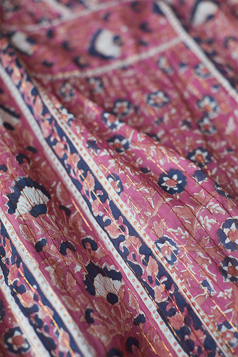 Francina Caftan - Rose Lurex