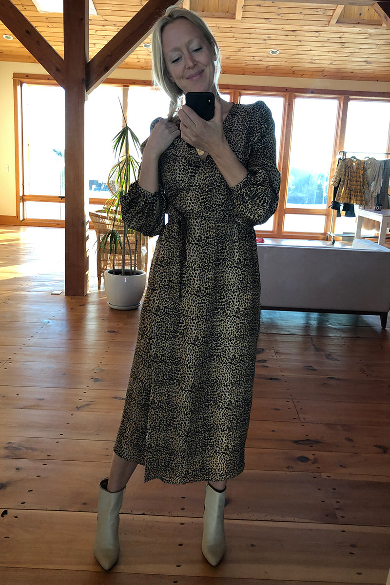 Juliette Dress Midi - Little Cheetah