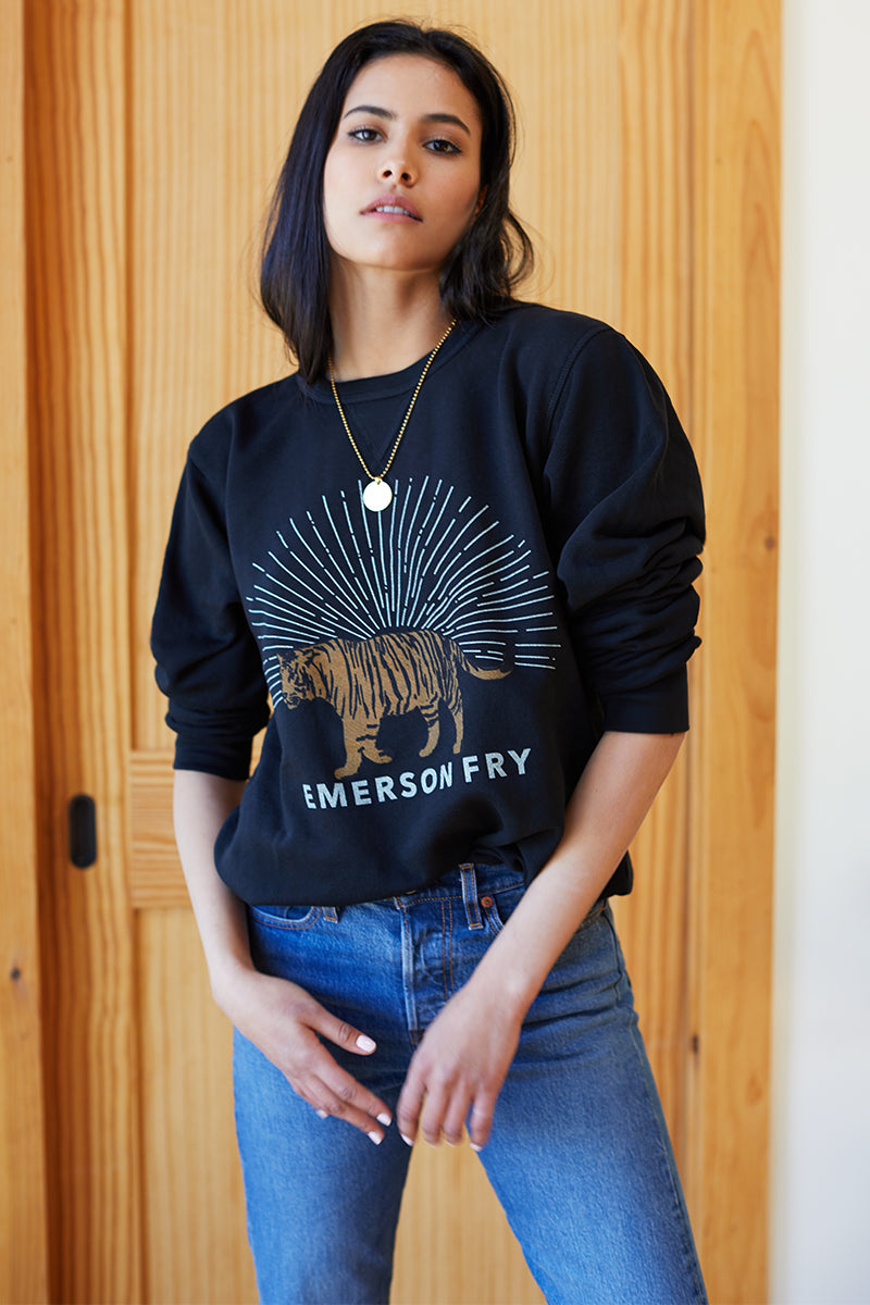 Tiger Sweatshirt - Black