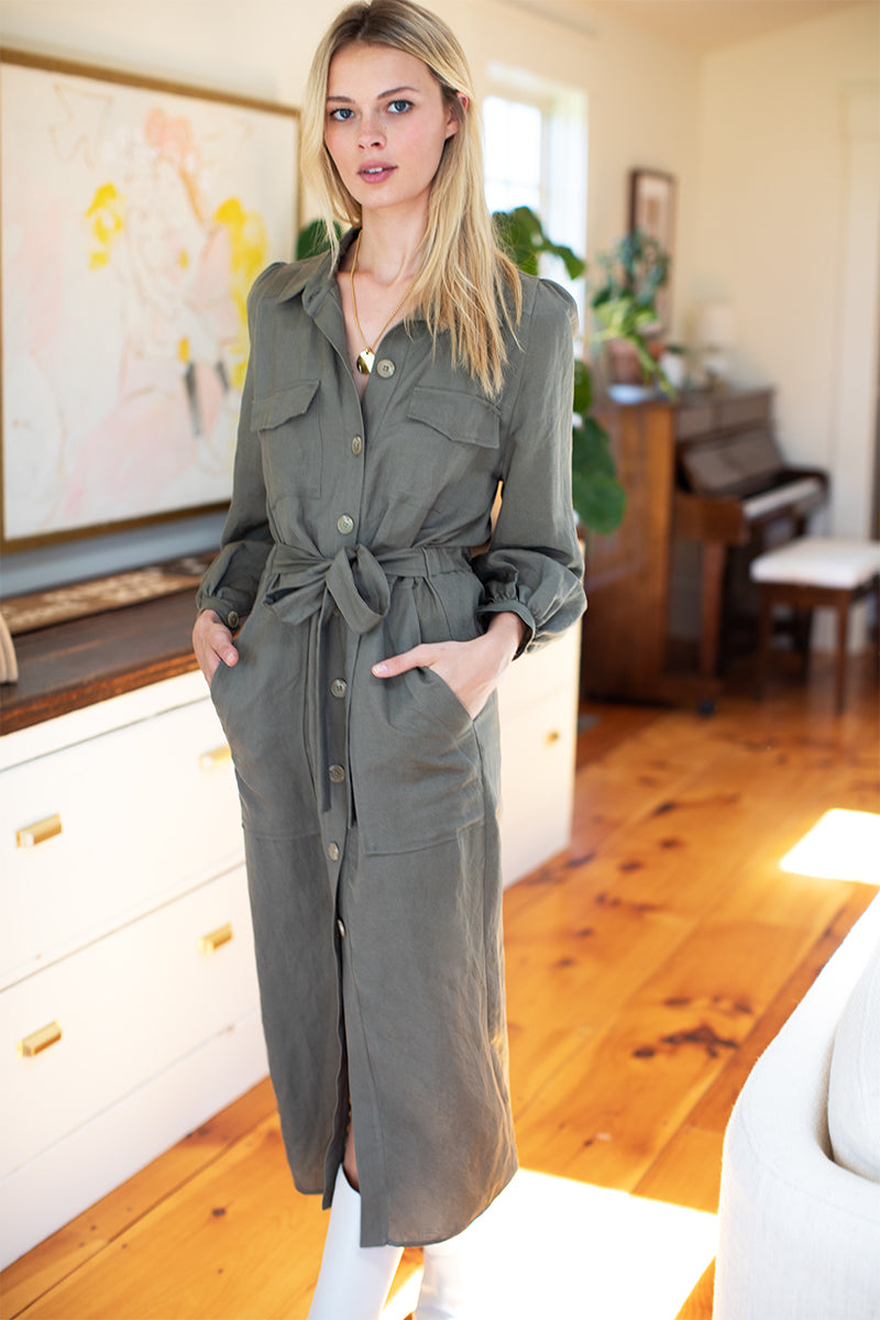 Utility Dress - Olive