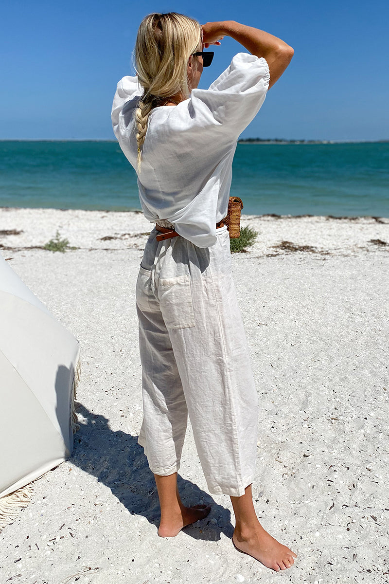 Rosemary Top - White Organic