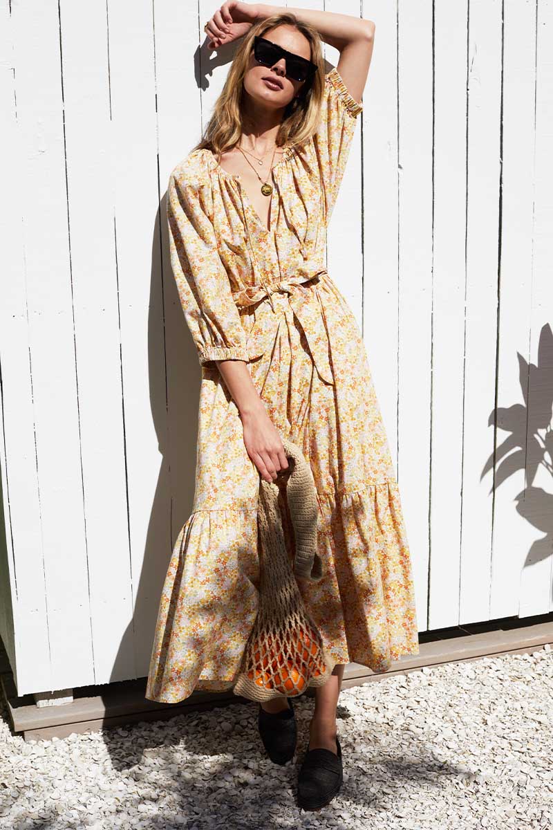 Rakel Long Dress - June Calico