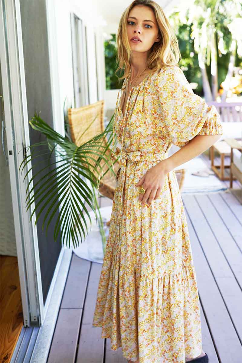 Rakel Long Dress - June Calico