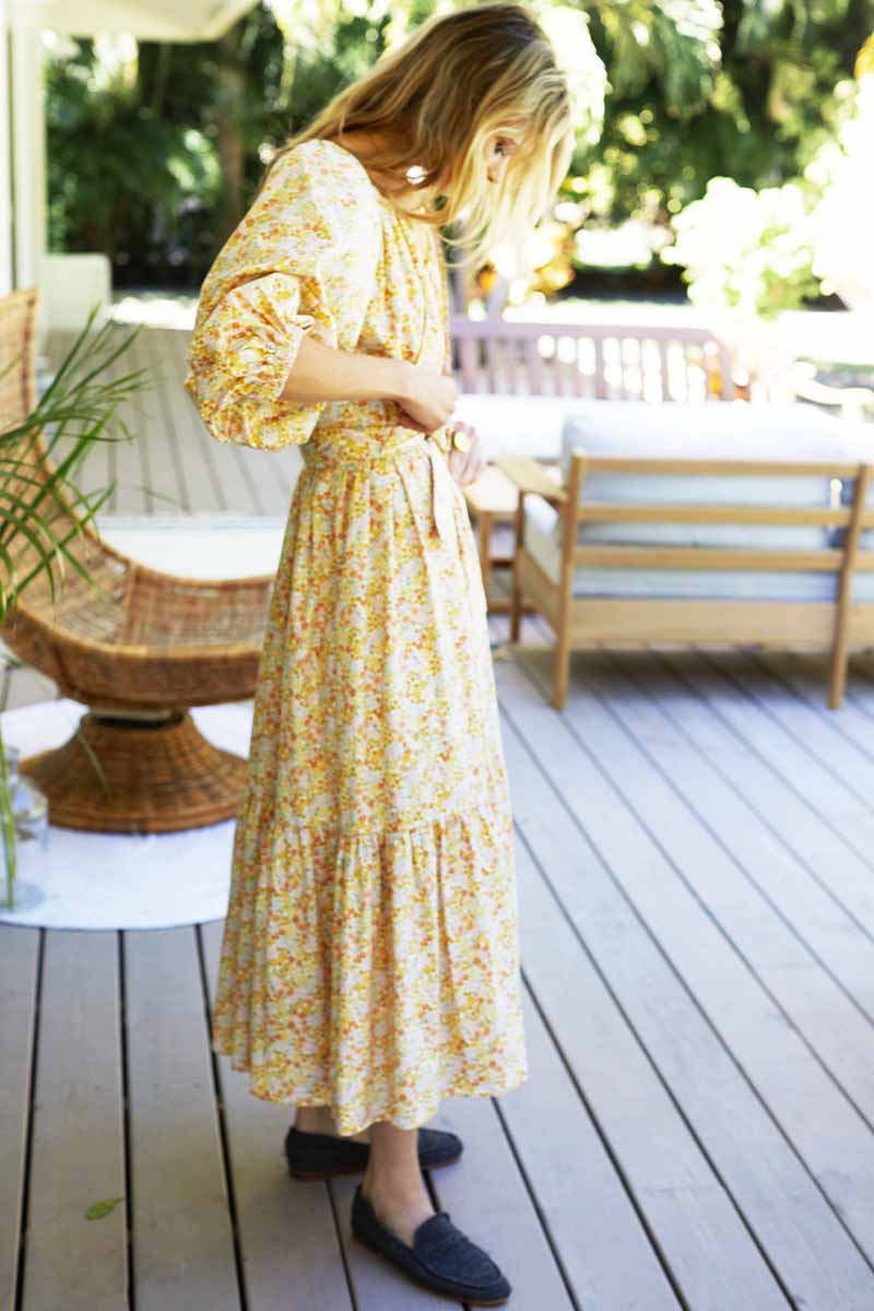 Rakel Long Dress - June Calico