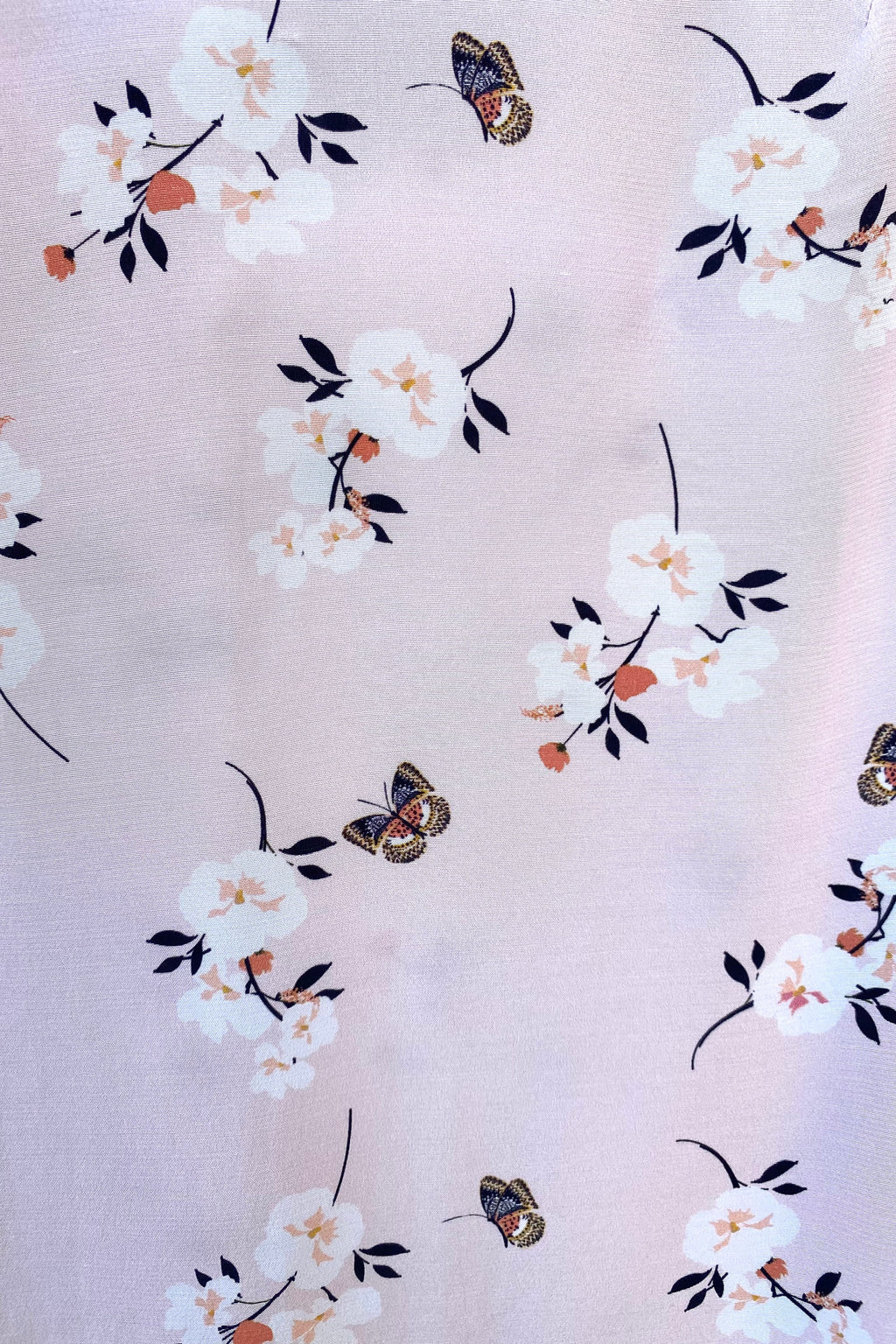Frankie Blouse - Butterflies Rosewater
