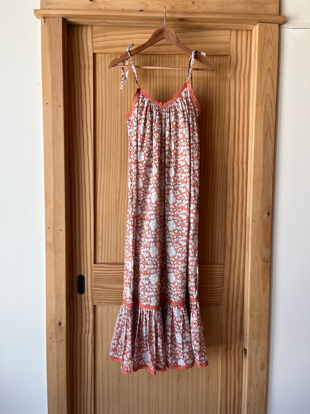 India Crochet Trim Sundress - Calendula Organic