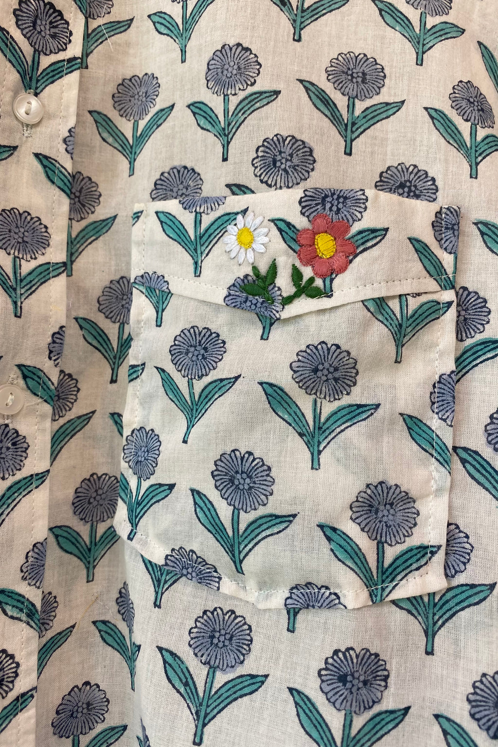 Ryan Shirt - Delphinium Blue Organic